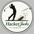 Hacker Jacks Golf Ball Marker — Engraved Golf Marker with Golfer Silhouette