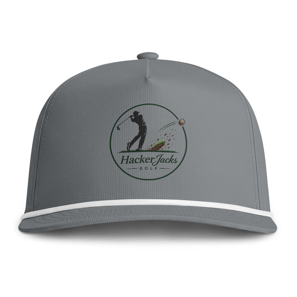 Sunwashed Rope Cap – Hacker Jacks Golf Vintage Logo Hat
