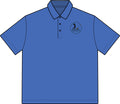 Men's Polo Shirt with Small Left Chest Shark Logo — Casual Nautical Work Polo