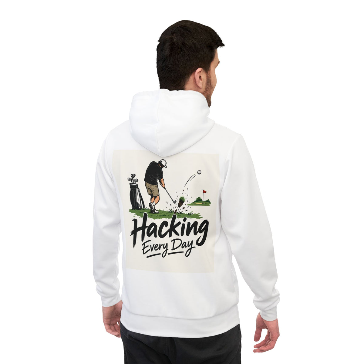 Golf Hoodie - "Hacking Every Day" Athletic Pullover