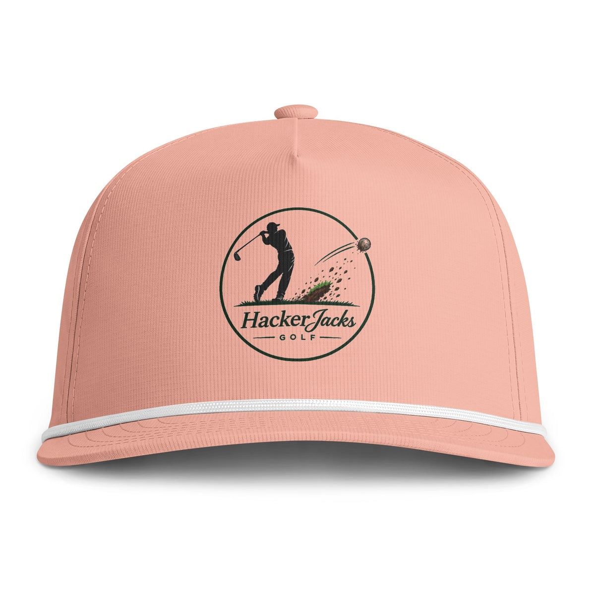 Sunwashed Rope Cap – Hacker Jacks Golf Vintage Logo Hat