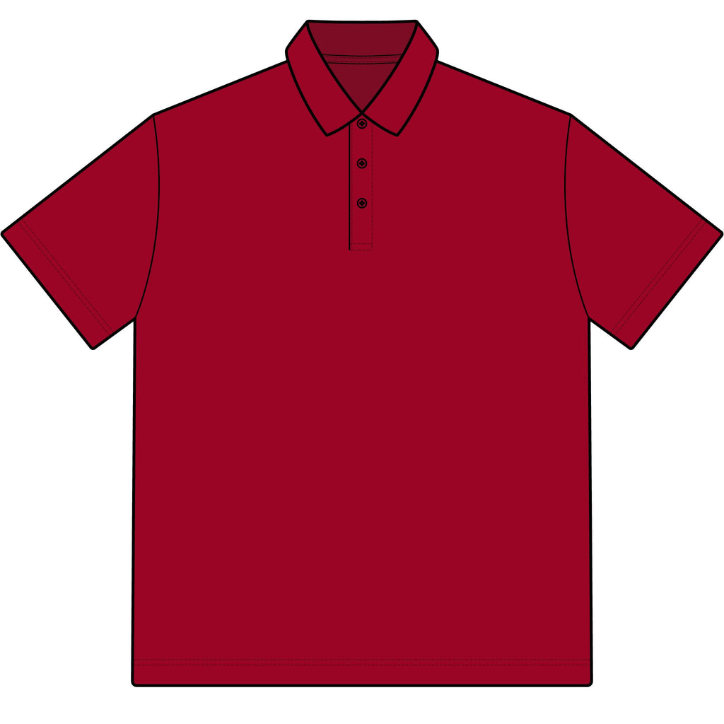 Men’s Stretch Heather Polo - Subtle Left Chest Logo, Performance Golf & Work Shirt