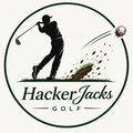 Golf Towel — HackerJacks Golf Logo Towel with Clip (Golfing Gift)