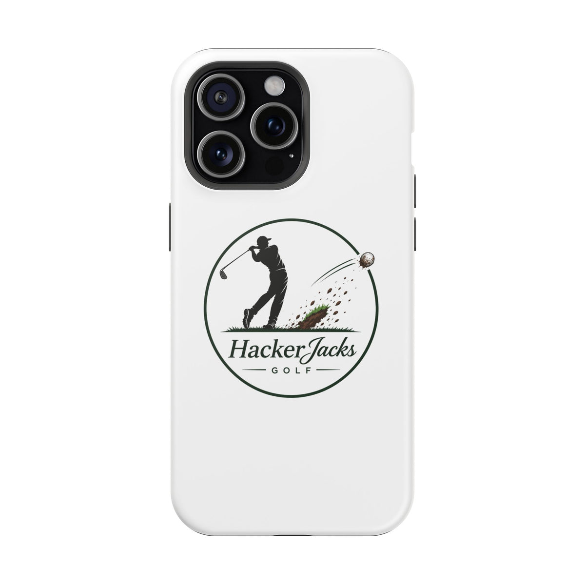 HackerJacks Golf Magnetic Impact-Resistant Phone Case