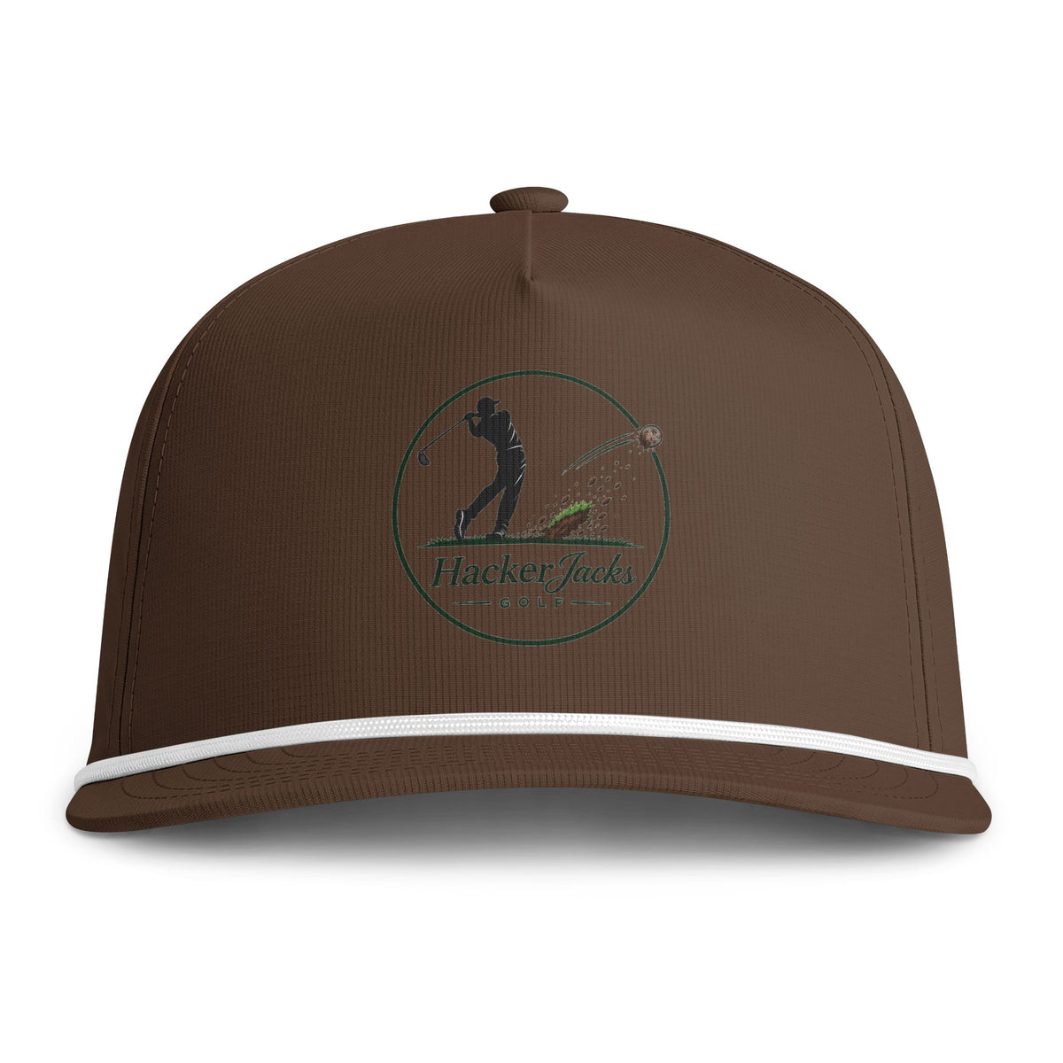 Copy of Sunwashed Rope Cap – Hacker Jacks Golf Vintage Logo Hat