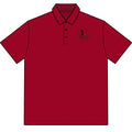 Men’s Stretch Heather Polo - Subtle Left Chest Logo, Performance Golf & Work Shirt