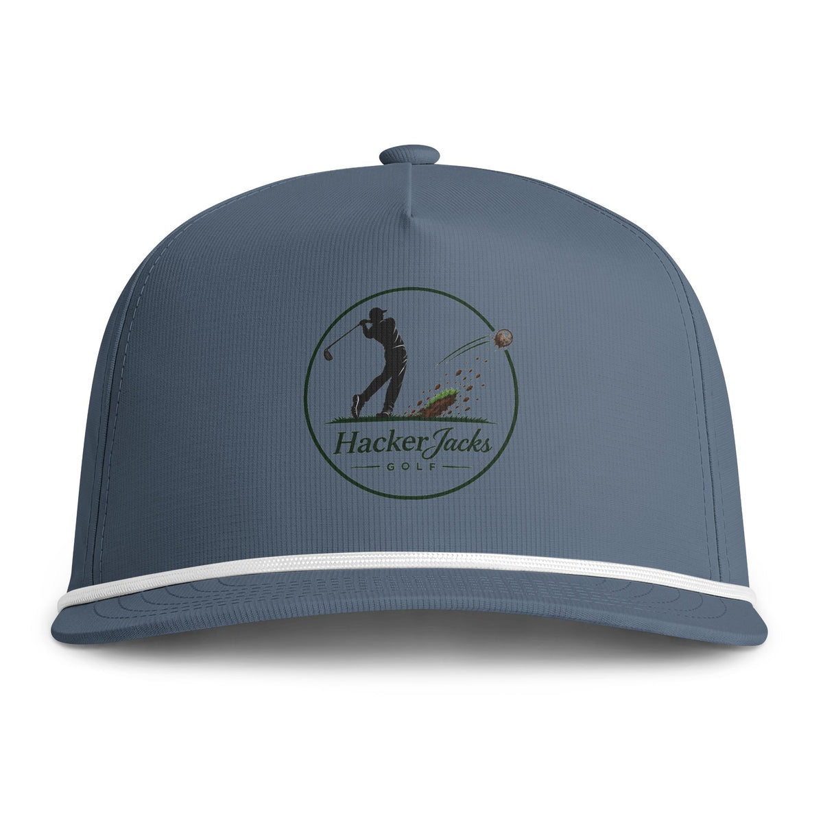 Sunwashed Rope Cap – Hacker Jacks Golf Vintage Logo Hat