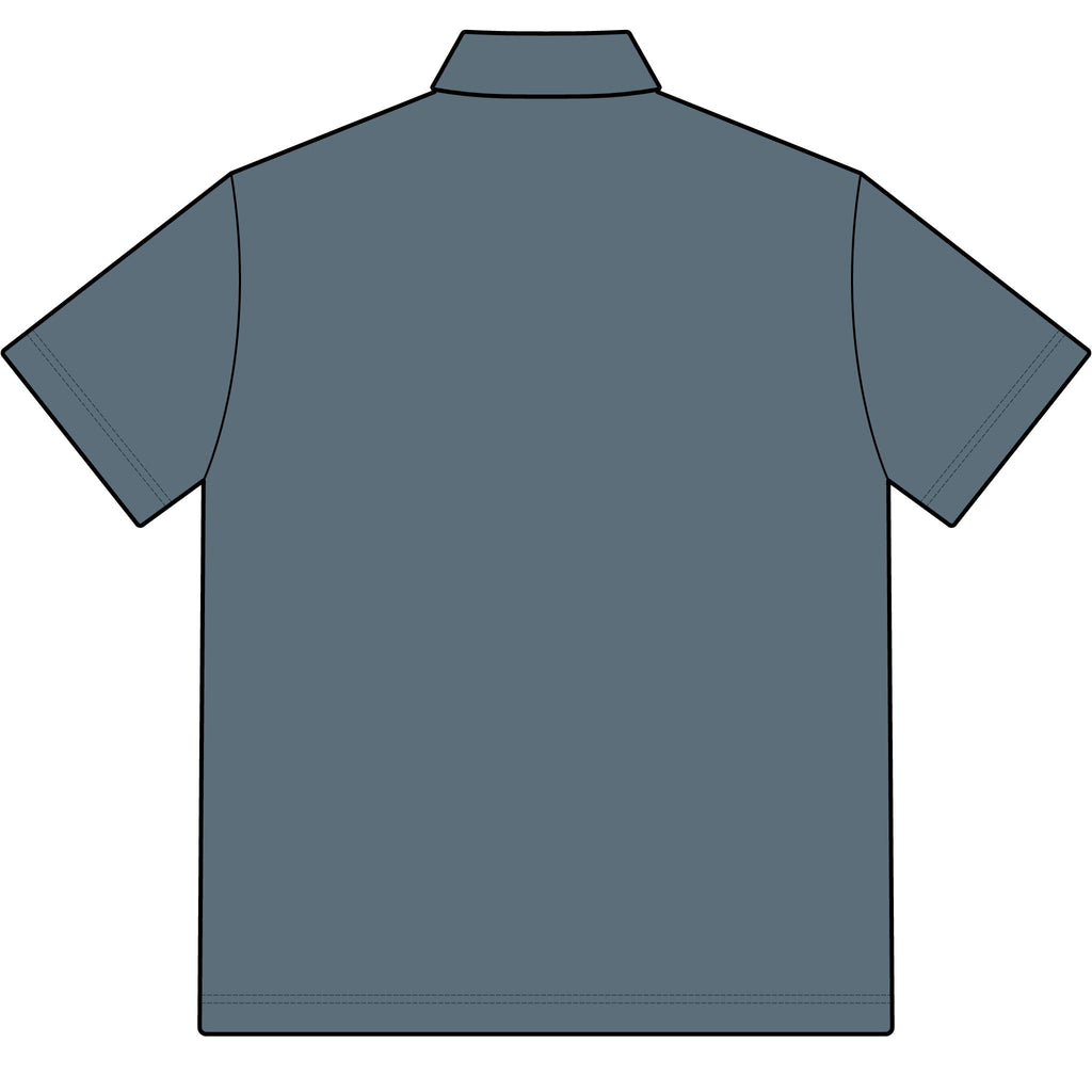 Men’s Stretch Heather Polo - Subtle Left Chest Logo, Performance Golf & Work Shirt