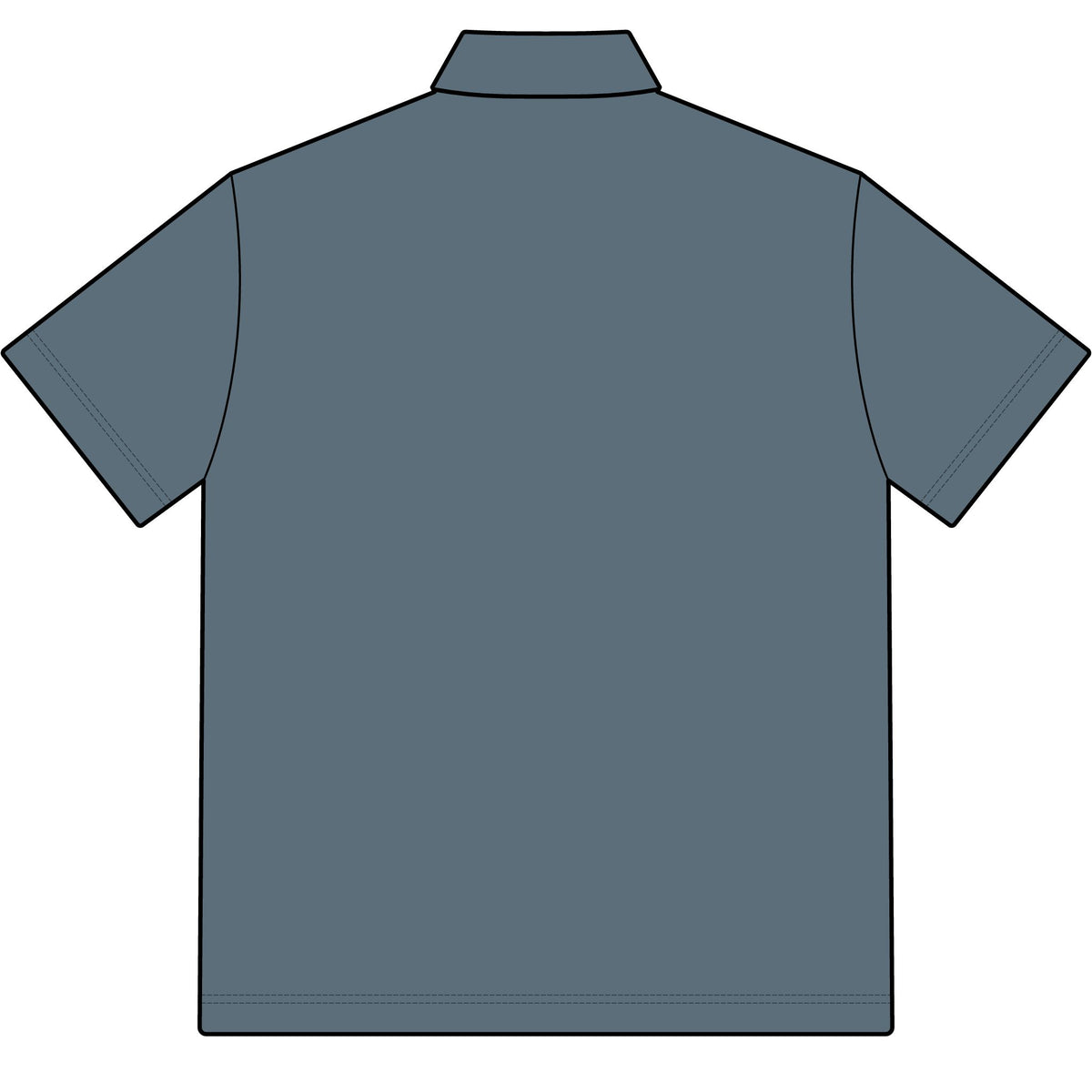 Men’s Stretch Heather Polo - Subtle Left Chest Logo, Performance Golf & Work Shirt