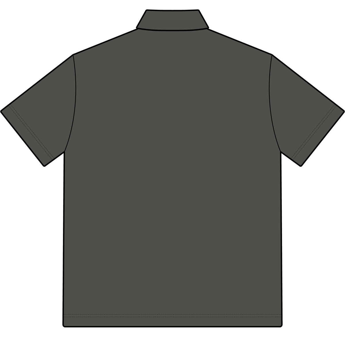 Men’s Stretch Heather Polo - Subtle Left Chest Logo, Performance Golf & Work Shirt