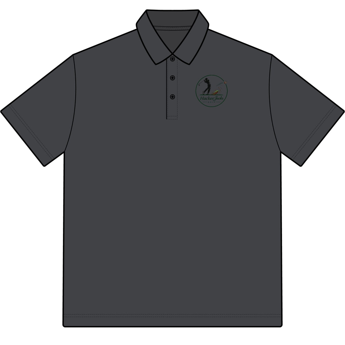 Chad Polo Embroidered Golf Logo Polo Shirt